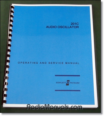 HP 201C Operating & Service Manual - Click Image to Close