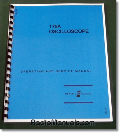 HP 175A Operating and Service Manual