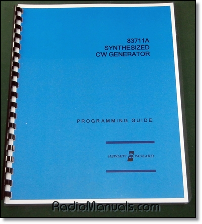HP 83711A Programming Guide - Click Image to Close