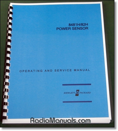HP 8481H Operating & Service Manual HP 8481H Operating & Service Manual