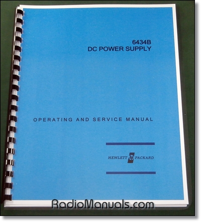 HP 6434B Operating & Service Manual - Click Image to Close