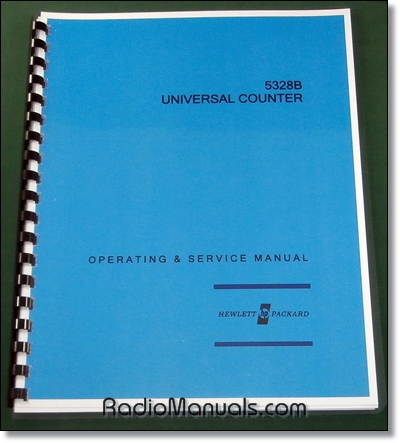 HP 5328B Operating & Service Manual - Click Image to Close