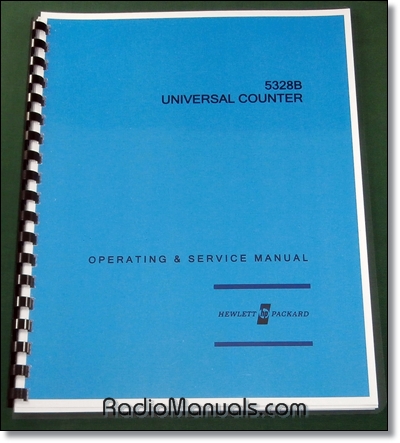 HP 5328B Operating & Service Manual HP 5328B Operating & Service Manual