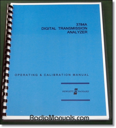 HP 3784A Operating & Calibration Manual