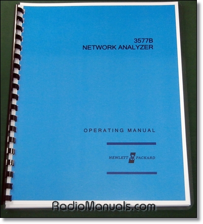 HP 3577B Operating Manual - Click Image to Close