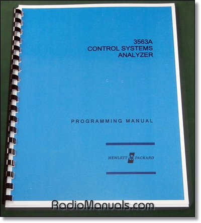 HP 3563A Programming Manual HP 3563A Programming Manual