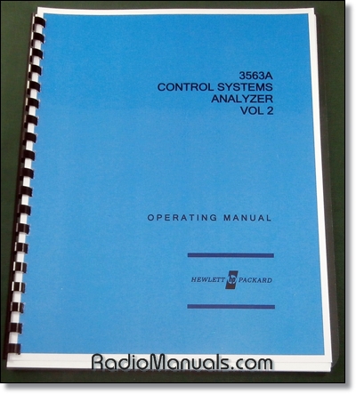 HP 3563A Operating Manual Vol 2 HP 3563A Operating Manual Vol 2