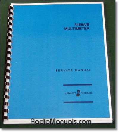 HP 3468A/B Service Manual HP 3468A/B Service Manual