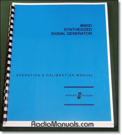 HP 8660D Operation and Calibration Manual
