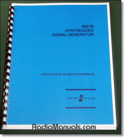 HP 8657B Operation & Calibration Manual HP 8657B Operation & Calibration Manual
