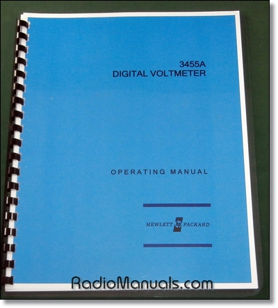 HP 3455A Operating Manual