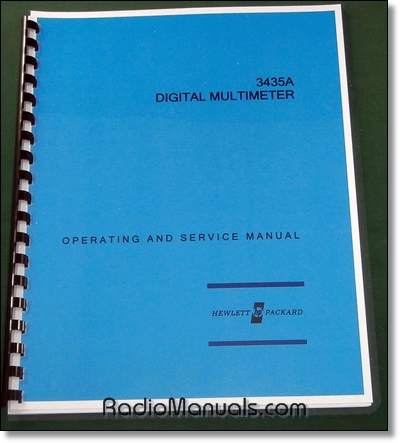 HP 3435A Operating and Service Manual - Click Image to Close