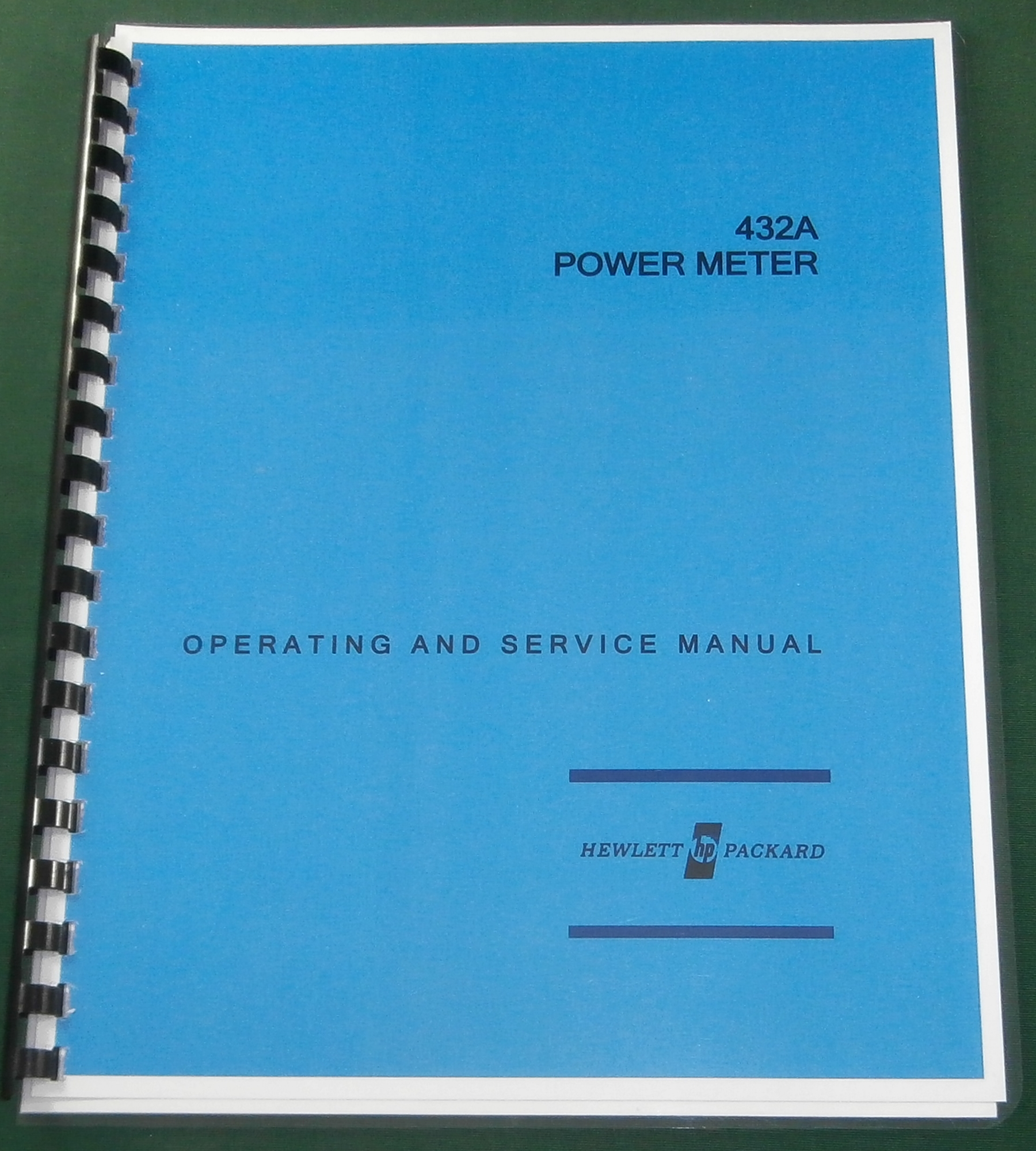 HP 432A Operating & Service Manual HP 432A Operating & Service Manual