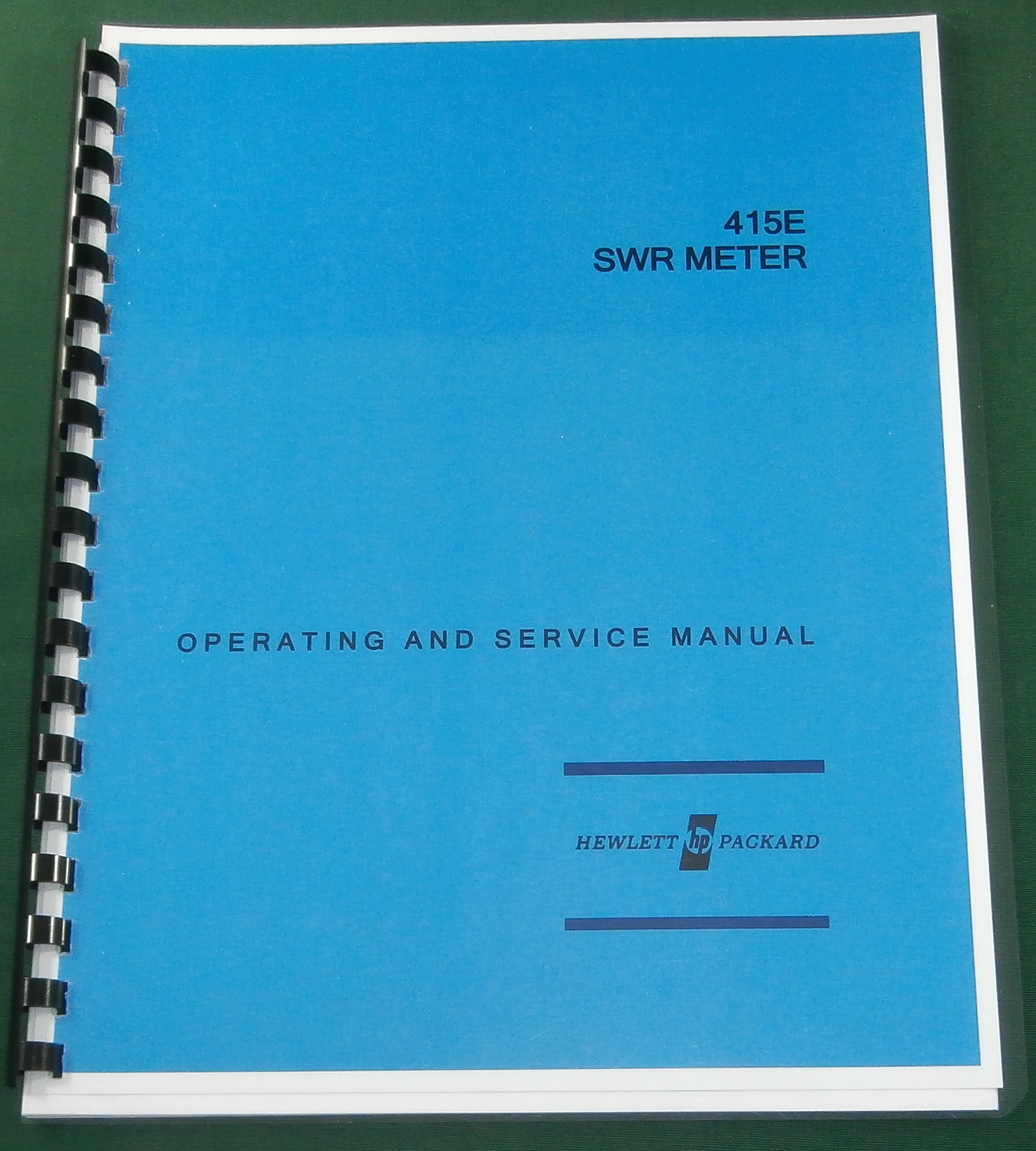 HP 415E Operating & Service Manual HP 415E Operating & Service Manual