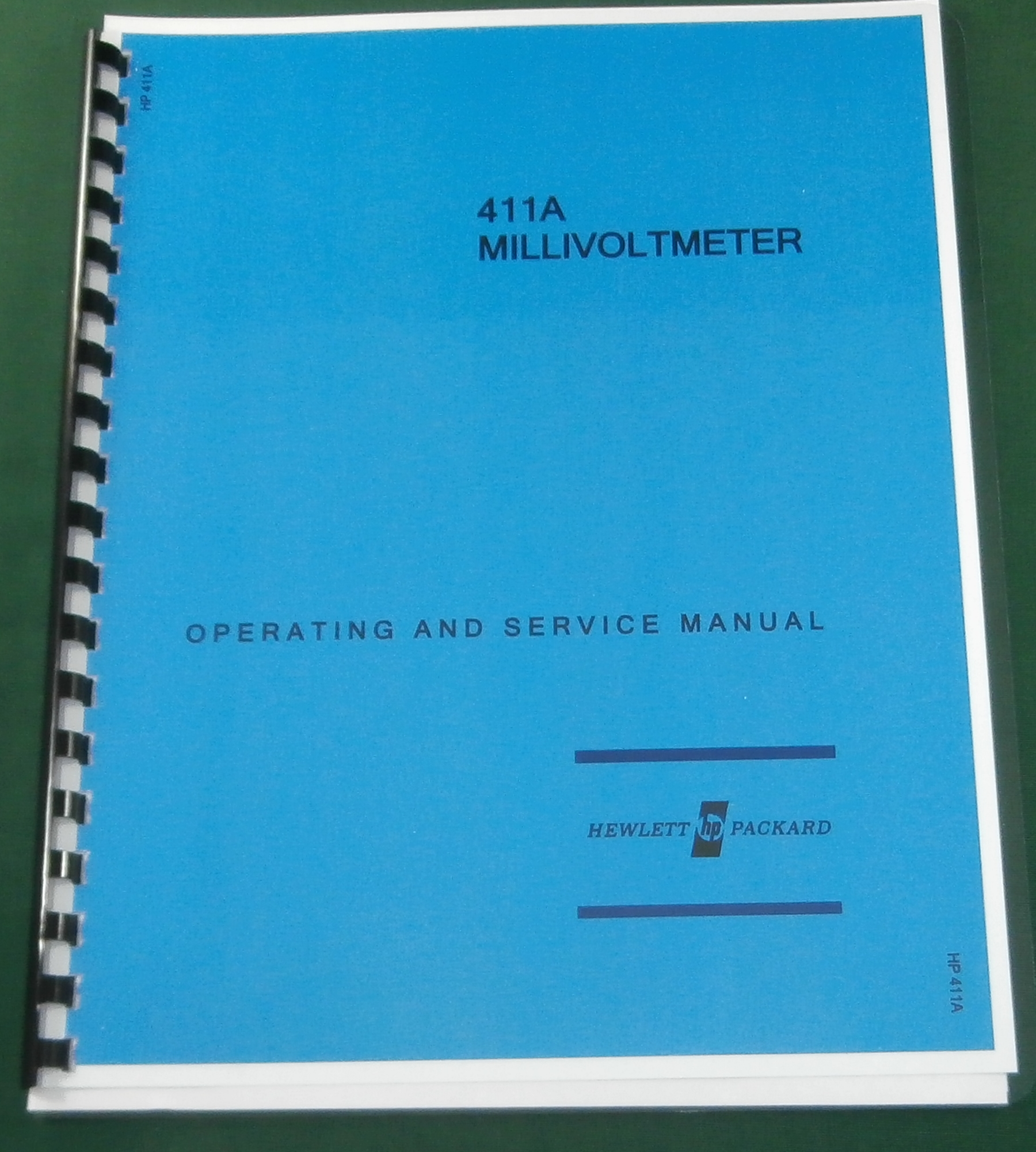 HP 411A/AR Operating and Service Manual - Click Image to Close