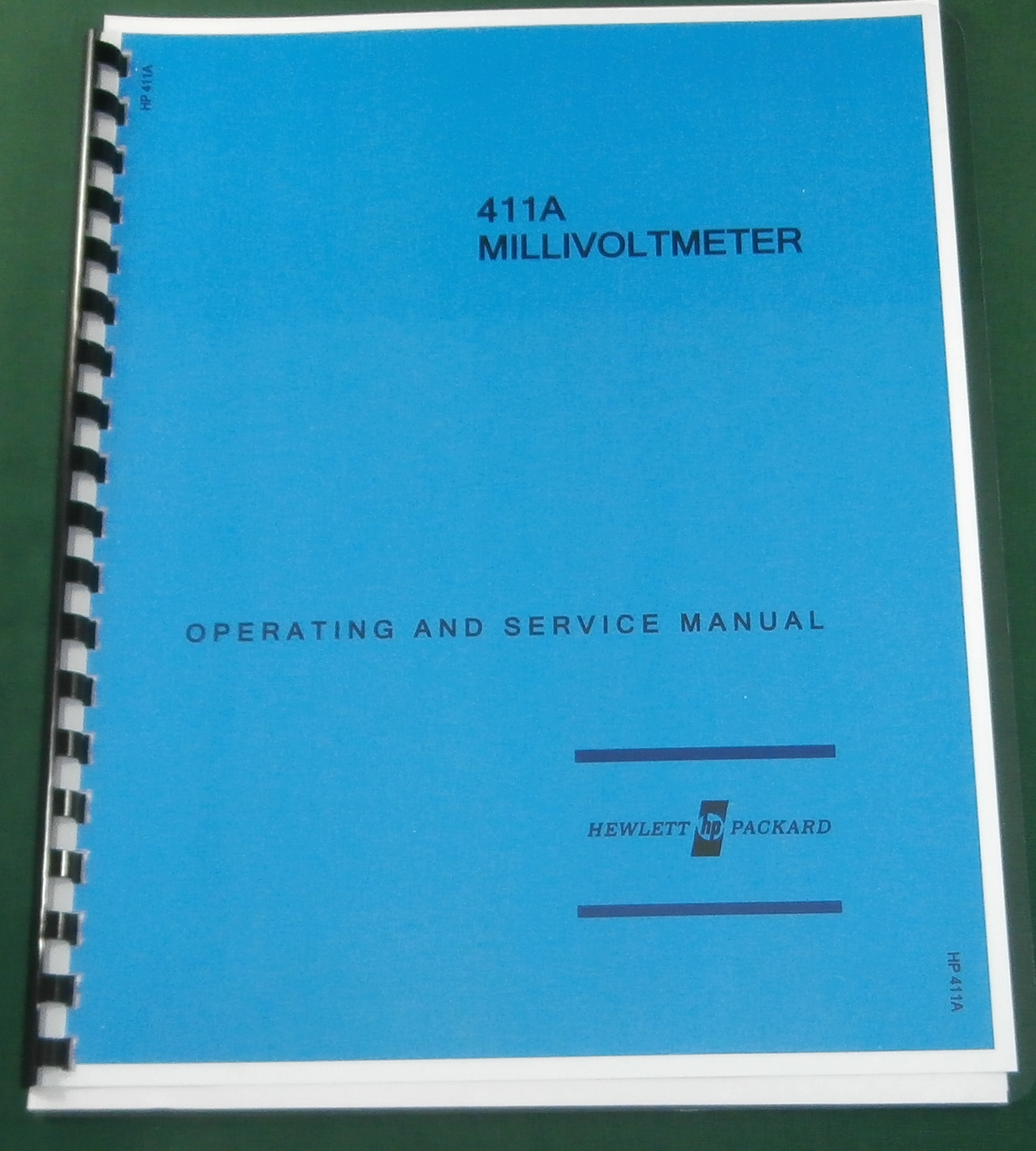 HP 411A/AR Operating and Service Manual HP 411A/AR Operating and Service Manual