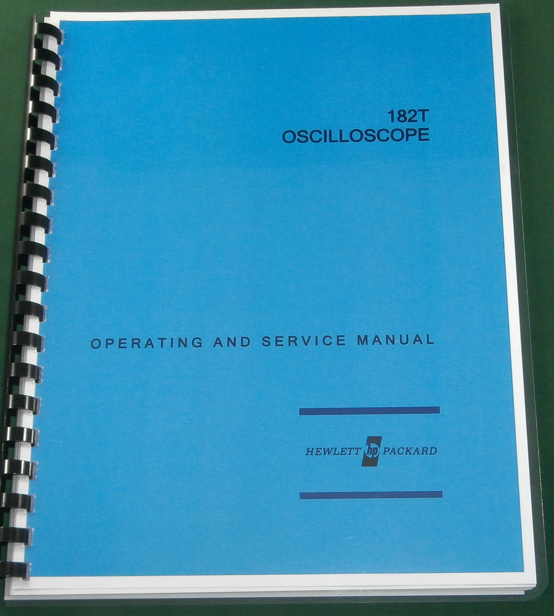 HP 182T Operating & Service Manual - Click Image to Close