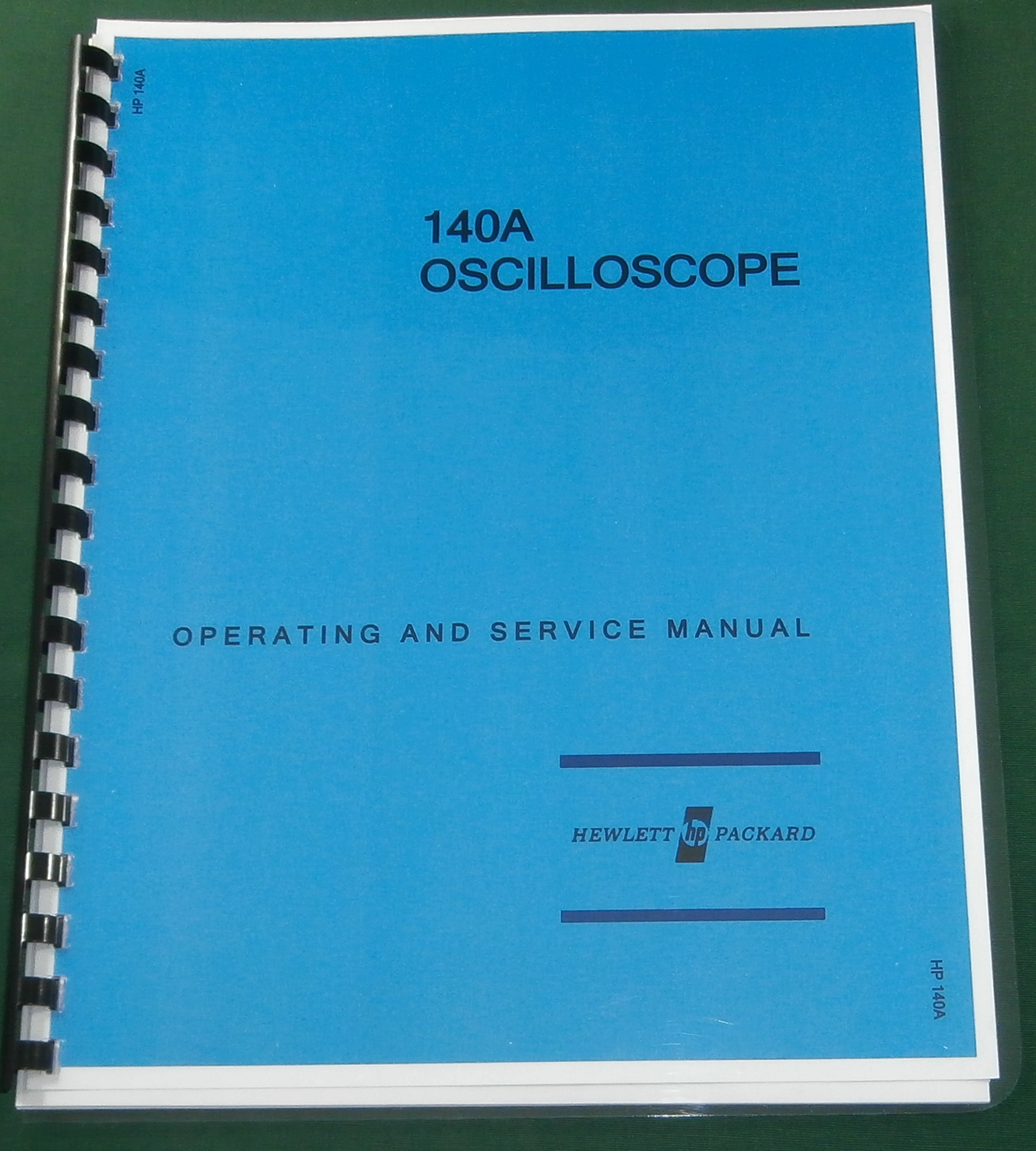 HP 140A Operating and Service Manual - Click Image to Close