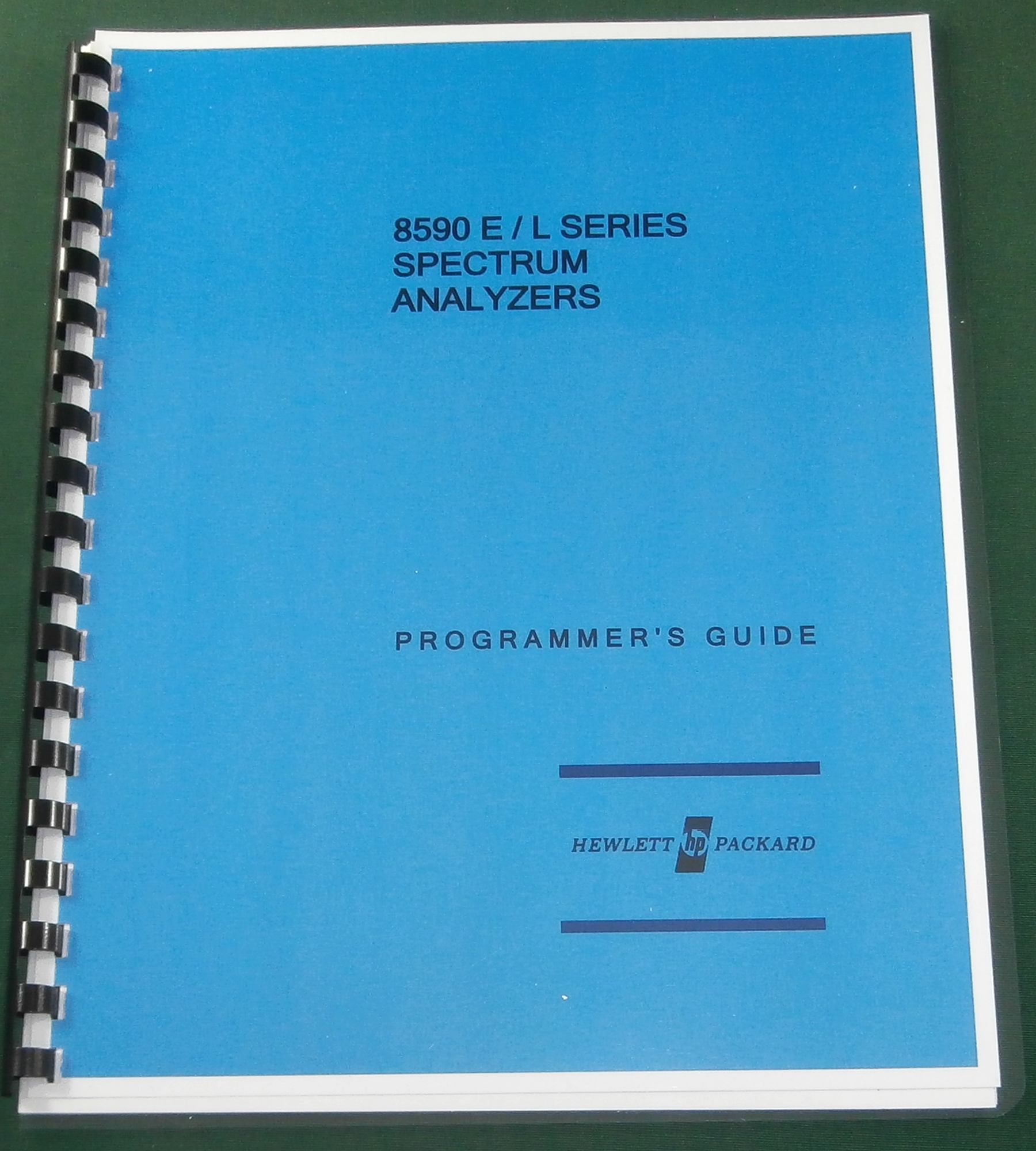 HP 8590 E / L Series Programmer's Guide HP 8590 E / L Series Programmer's Guide