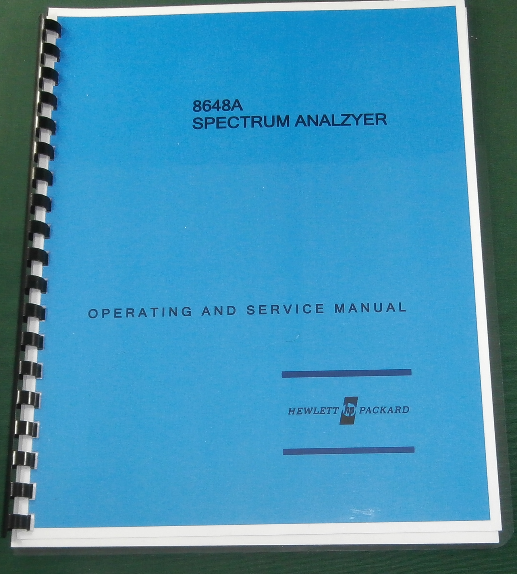 HP 8468A Operating and Service Manual HP 8468A Operating and Service Manual