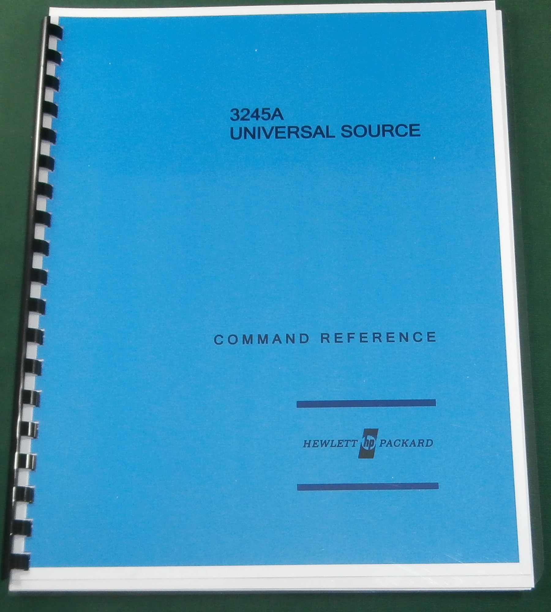 HP 3245A Command Reference Manual