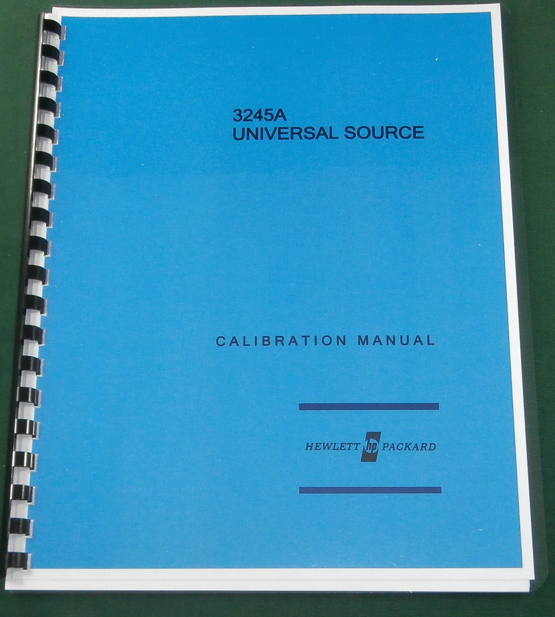 HP 3245A Calibration Manual - Click Image to Close