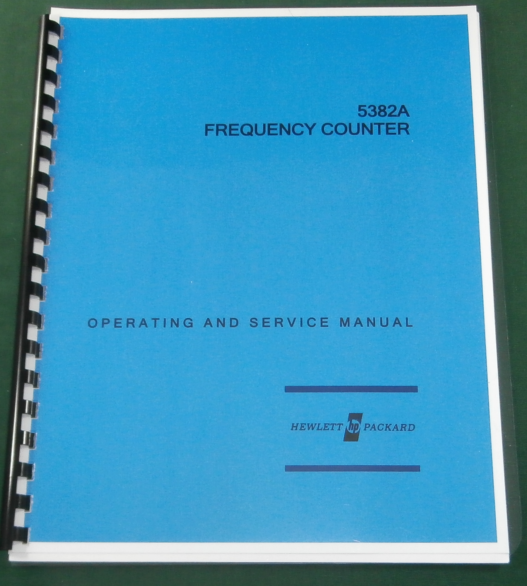 HP 5382A Operating & Service Manual HP 5382A Operating & Service Manual