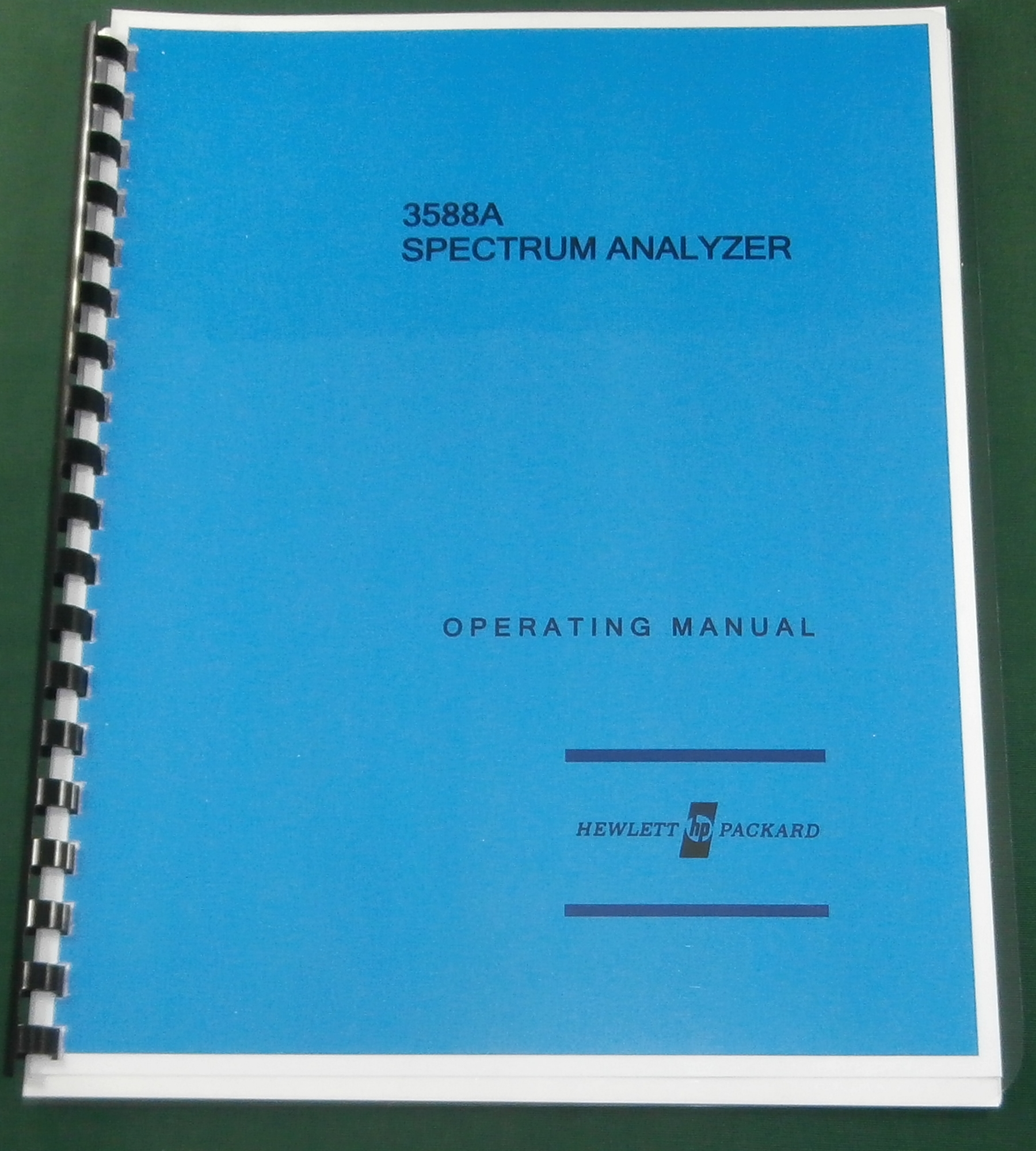 HP 3588A Operating Manual