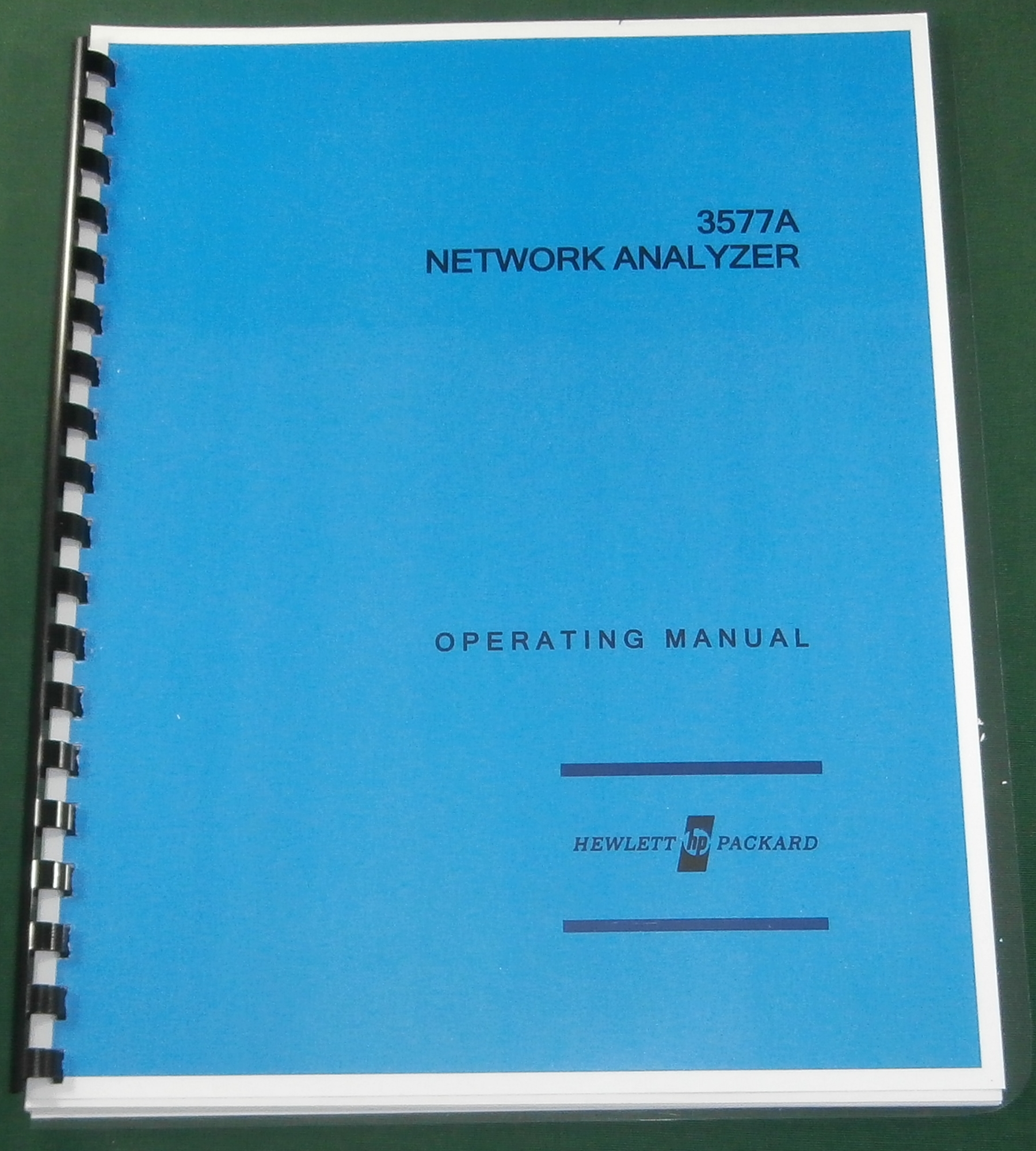 HP 3577A Operating Manual