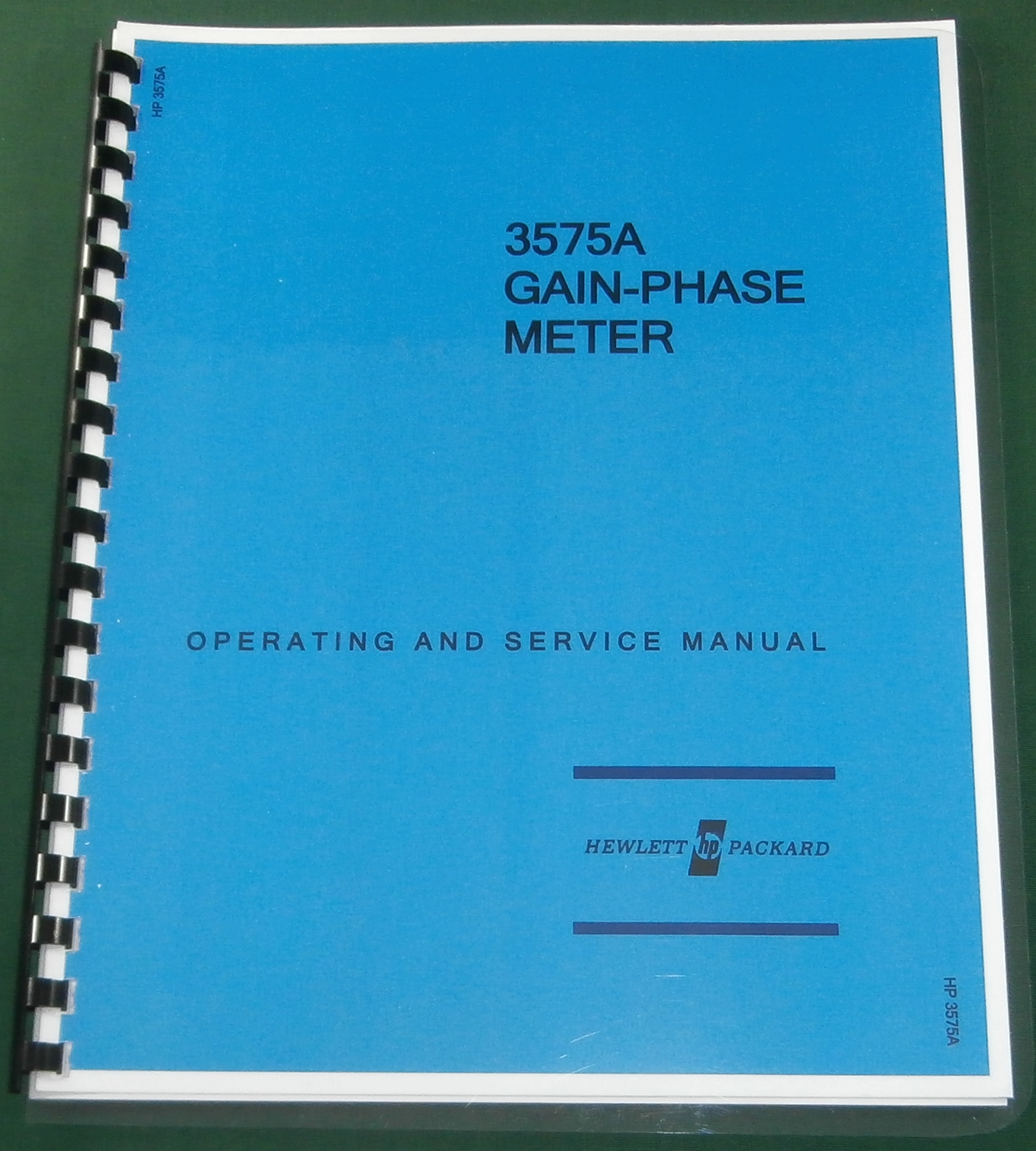 HP 3575 Service & Operation Manual HP 3575 Service & Operation Manual