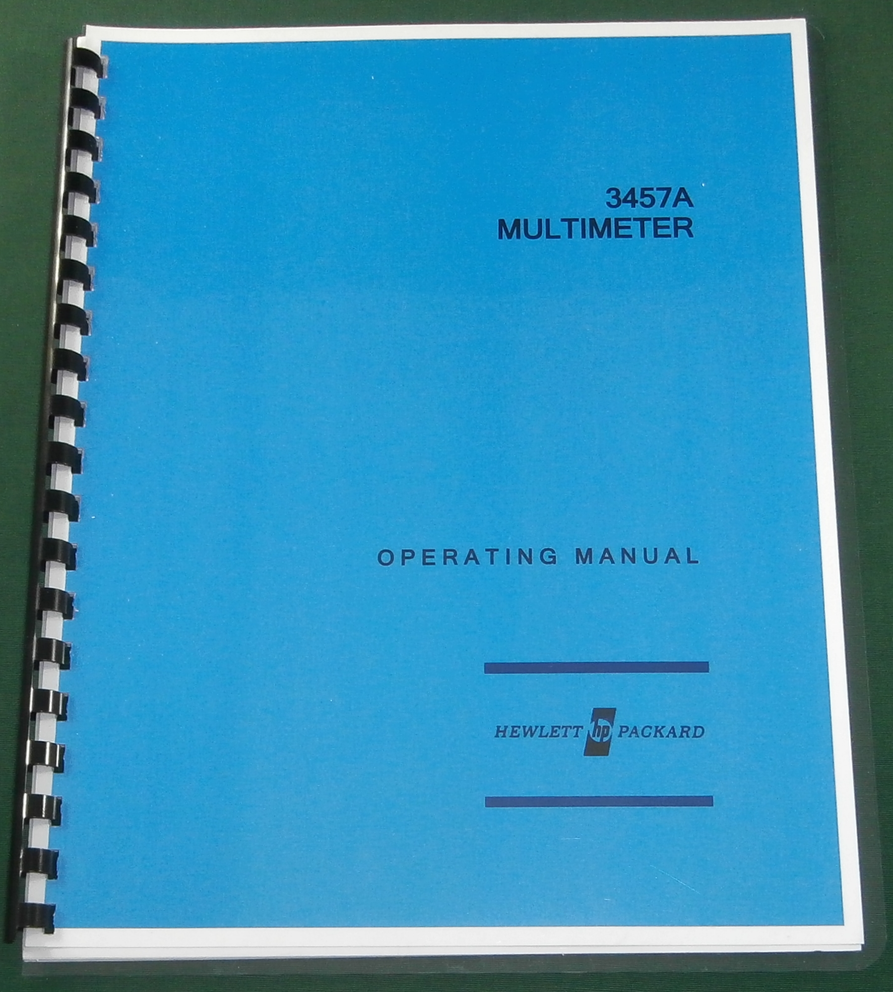 HP 3457A Operating Manual