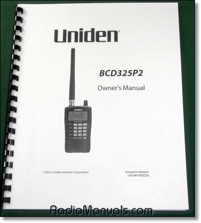 Uniden BCD325P2 Instruction Manual - Click Image to Close