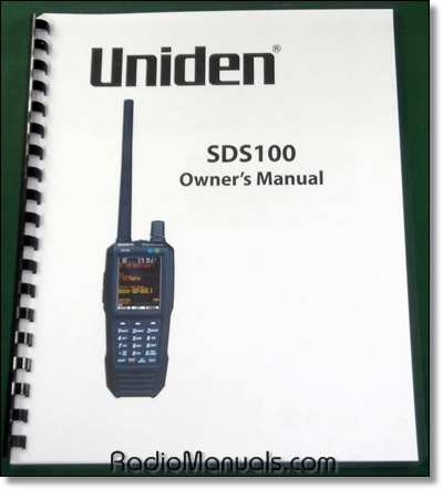 Uniden SDS100 Instruction Manual