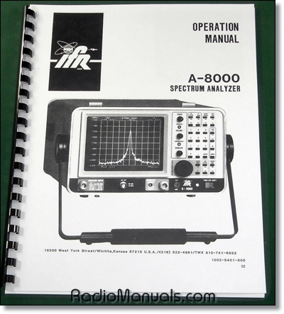 IFR A-8000 Operations Manual