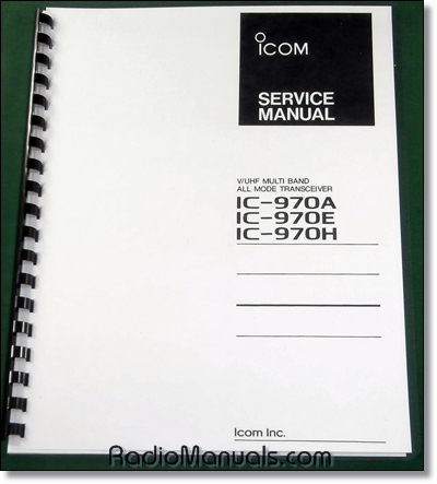 Icom IC-970A/E/H Service Manual