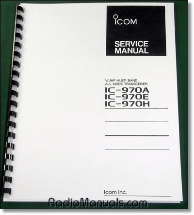 Icom IC-970A/E/H Service Manual - Click Image to Close