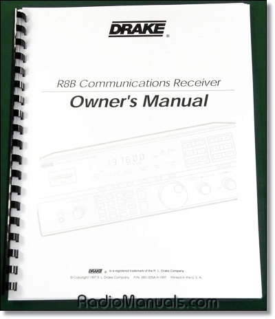 Drake R8B Instruction Manual Drake R8B Instruction Manual