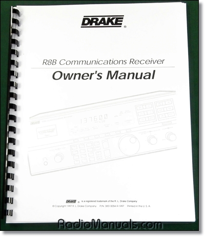 Drake R8B Instruction Manual