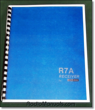 Drake R-7A Operating Manual Drake R-7A Operating Manual