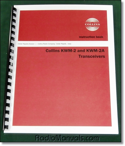 Collins KWM-2/KWM-2A Instruction manual - Click Image to Close