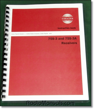 Collins 75S-3 75S-3A Instruction Manual