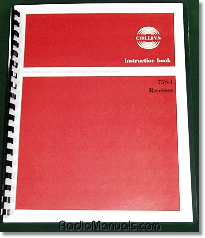 Collins 75S-1 Instruction Manual