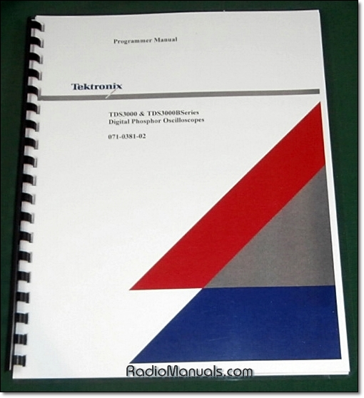 Tektronix TDS3000 / 3000B Series Programmer Manual - Click Image to Close