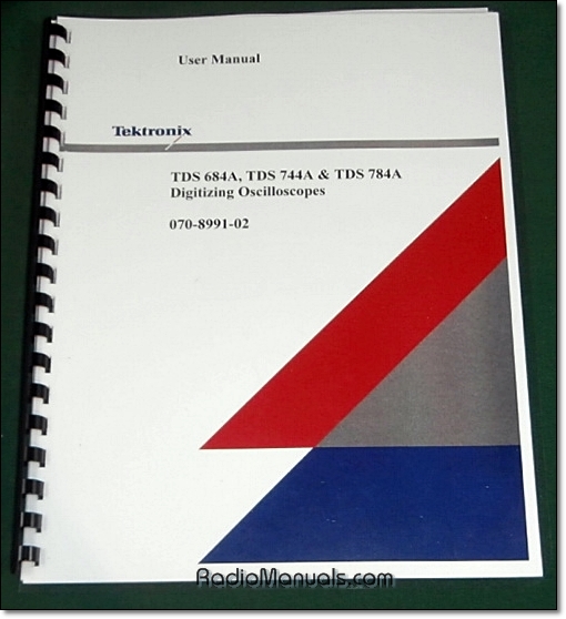 Tektronix TDS 684A TDS 744A TDS 784A User Manual Tektronix TDS 684A TDS 744A TDS 784A User Manual