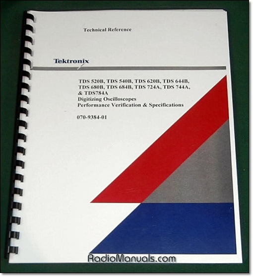 Tektronix TDS520B / TDS540B Technical Reference Manual