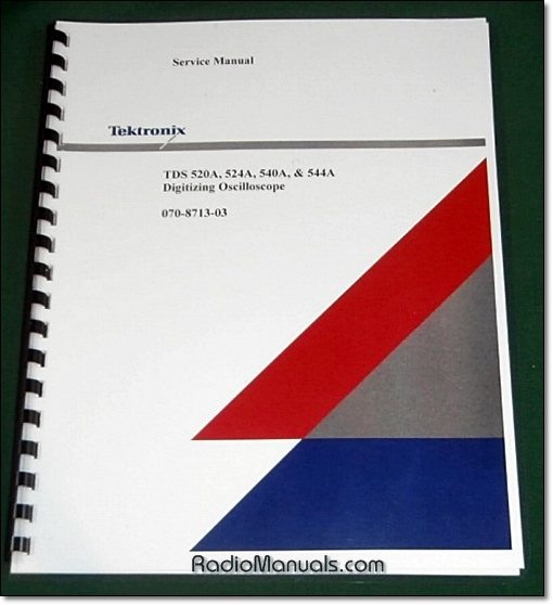 Tektronix TDS 520A TDS 524A TDS 540A, 544A Service Manual