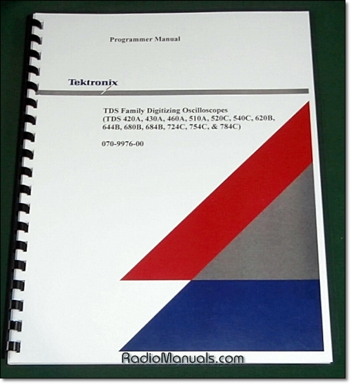 Tektronix TDS Family Digitizing Oscillocope Programmer Manual - Click Image to Close
