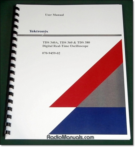 Tektronix TDS 340A, 360, 380 User Manual Tektronix TDS 340A, 360, 380 User Manual