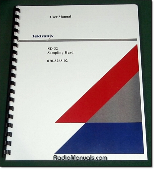 Tektronix SD-32 User Manual Tektronix SD-32 User Manual