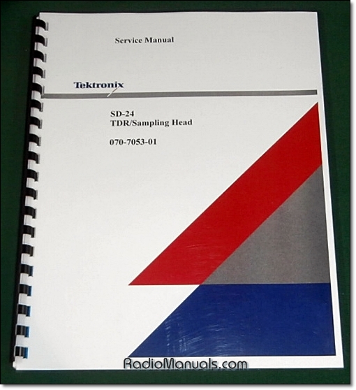 Tektronix SD-24 Service Manual Tektronix SD-24 Service Manual
